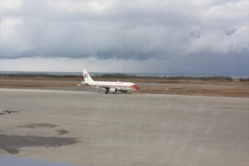 ■新潟空港より上海へ